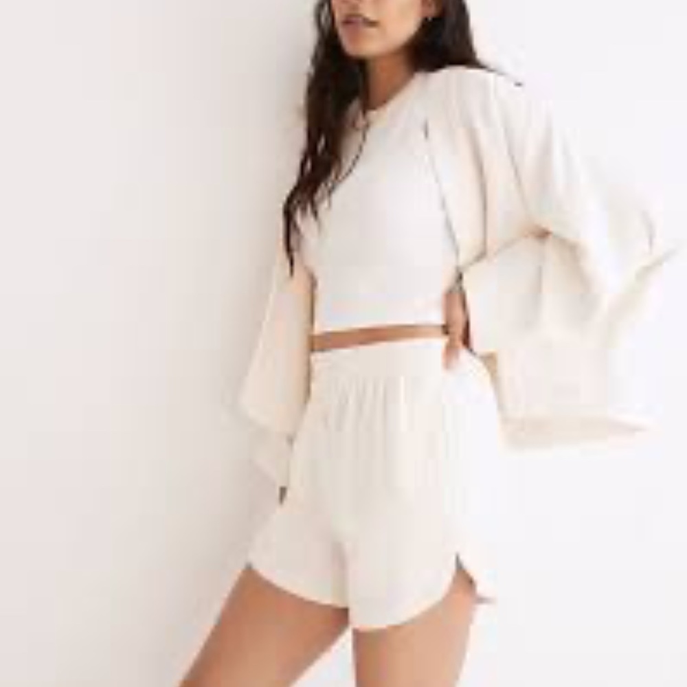 Madewell Linen-Blend Pasadena Pull-On Shorts